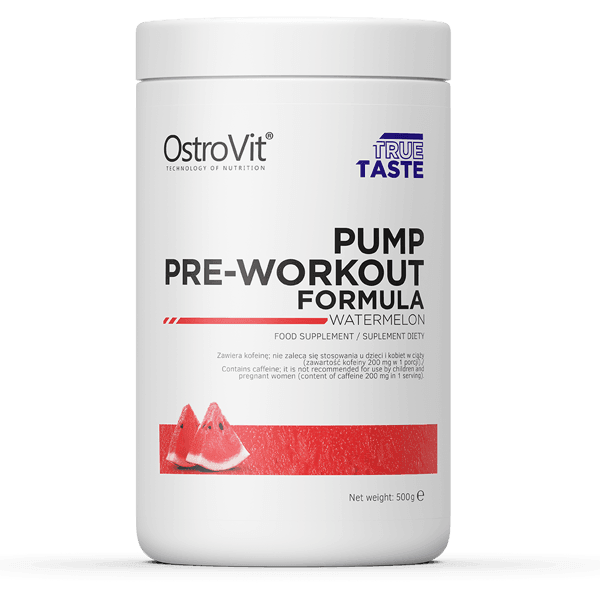 12 x OstroVit PUMP Pre-Workout Formula 500 g