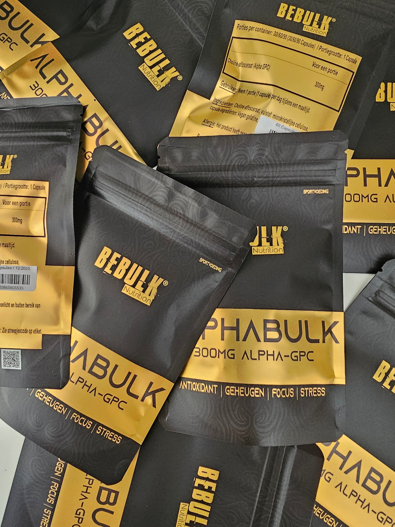 AlphaBulk - Alpha-GPC 300mg - Vegan - BeBulk Nutrition