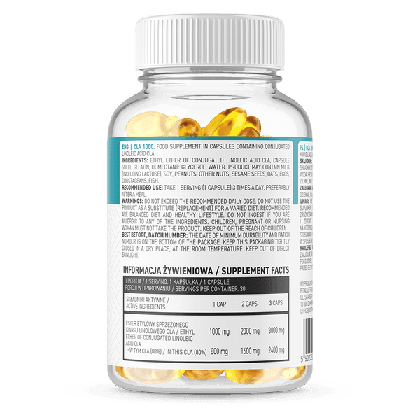 24 x CLA 1000mg - 180 Softgels - OstroVit