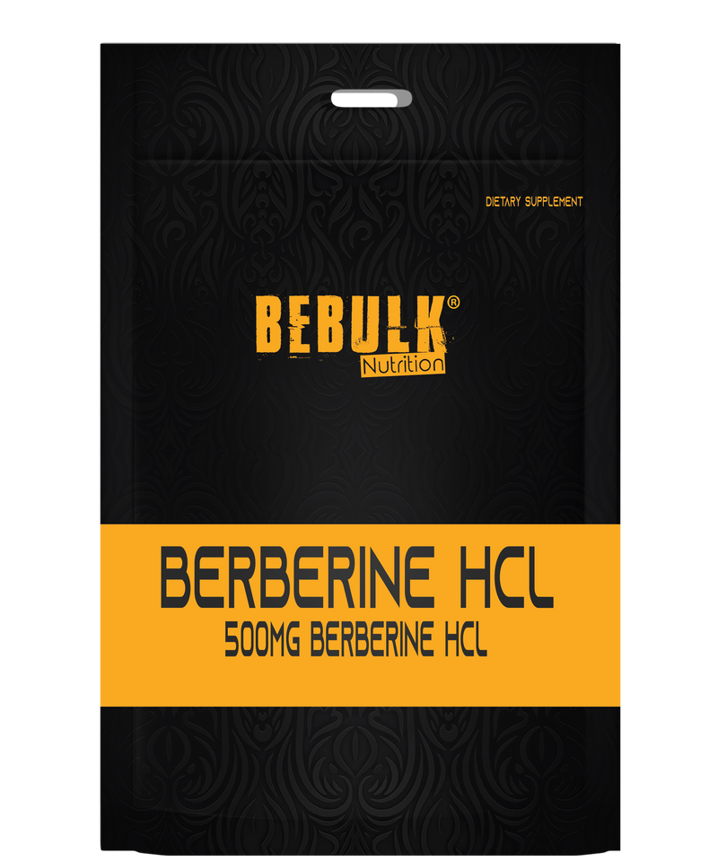 Berberine HCL 98%  500mg - Vegan - BeBulk Nutrition