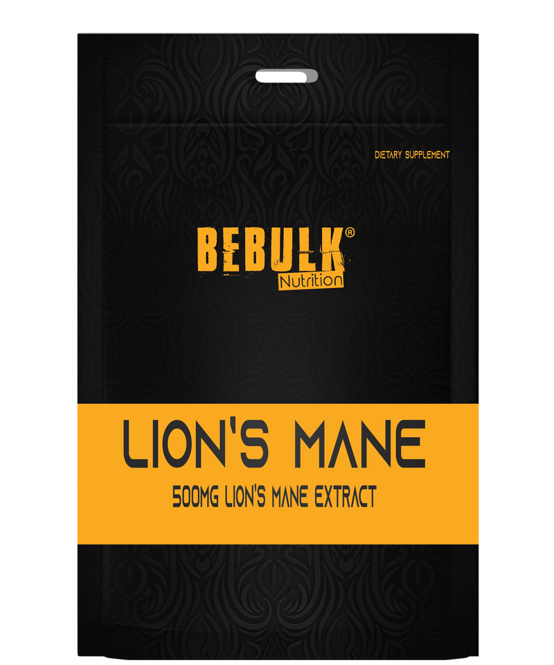 Lion's Mane 500mg - Vegan - BeBulk Nutrition