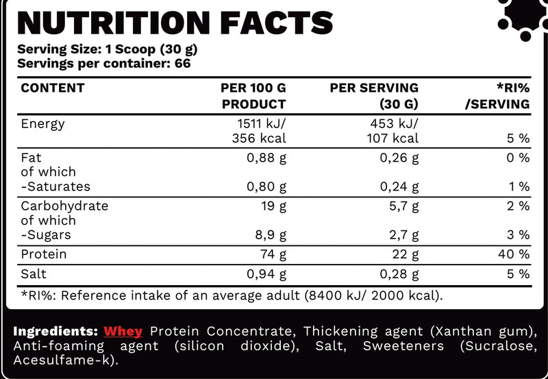 Whey Bulk Zero - BeBulk Nutrition