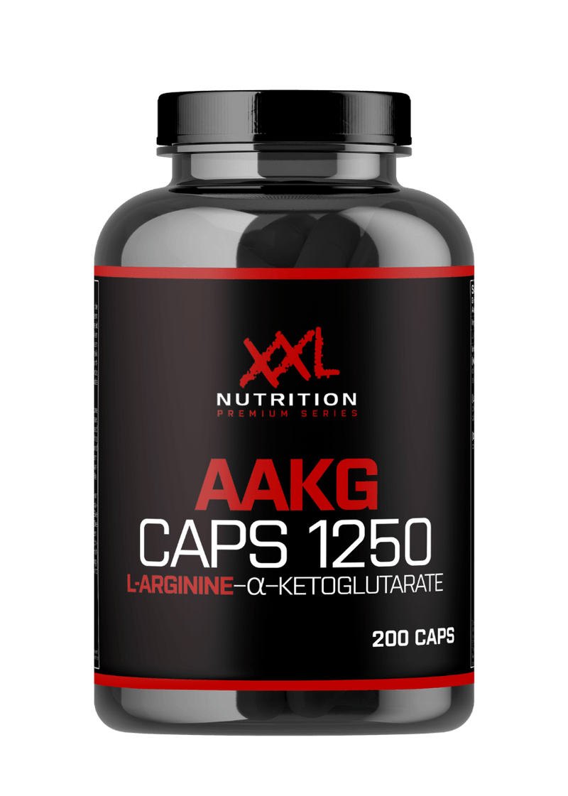 AAKG 1250mg - 200 Capsules - XXL Nutrition