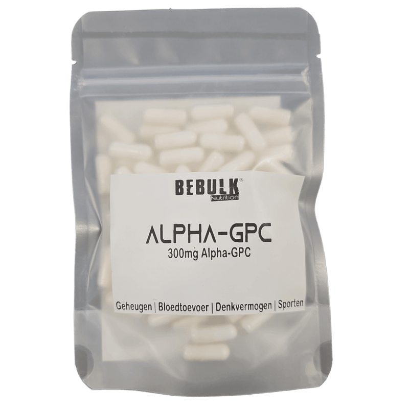 Alpha GPC 300mg - Vegan - BeBulk Nutrition