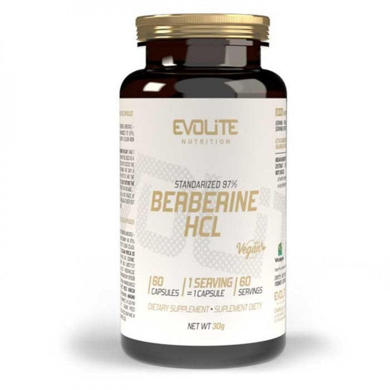Berberine HCL 400mg - 60 Capsules - Evolite