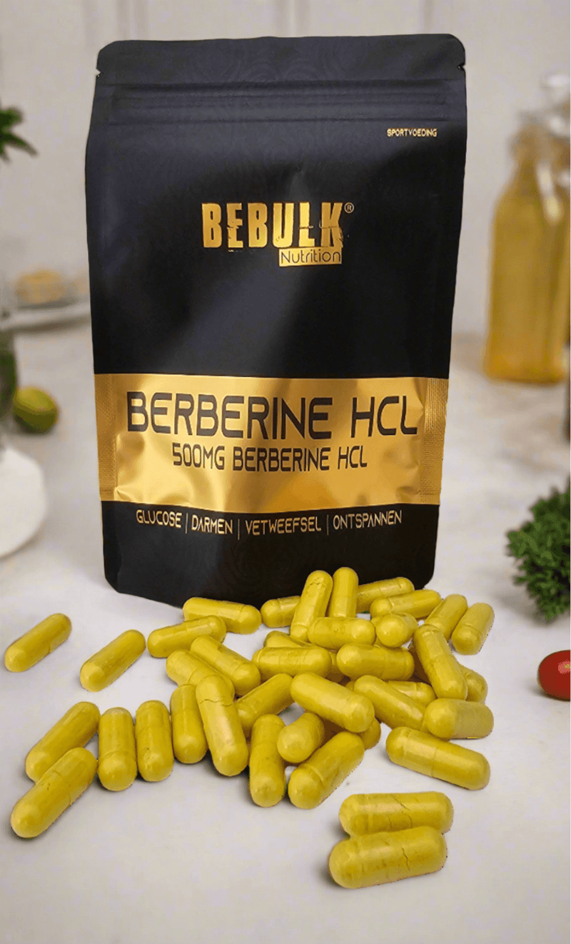 Berberine HCL 98% 500mg - Vegan - BeBulk Nutrition