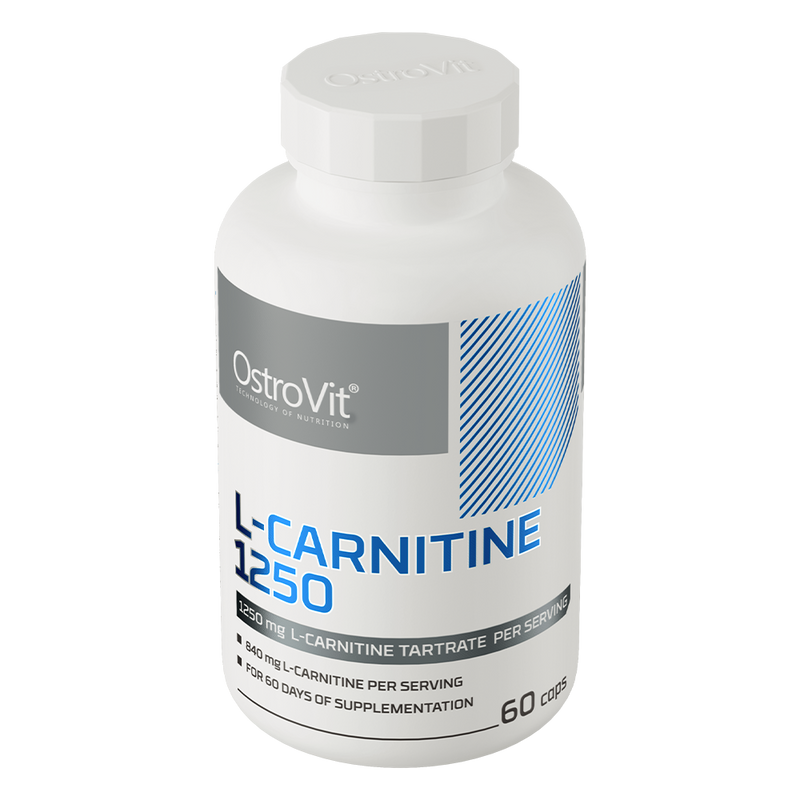 L-Carnitine Tartrate 1250mg 60 Capsules OstroVit