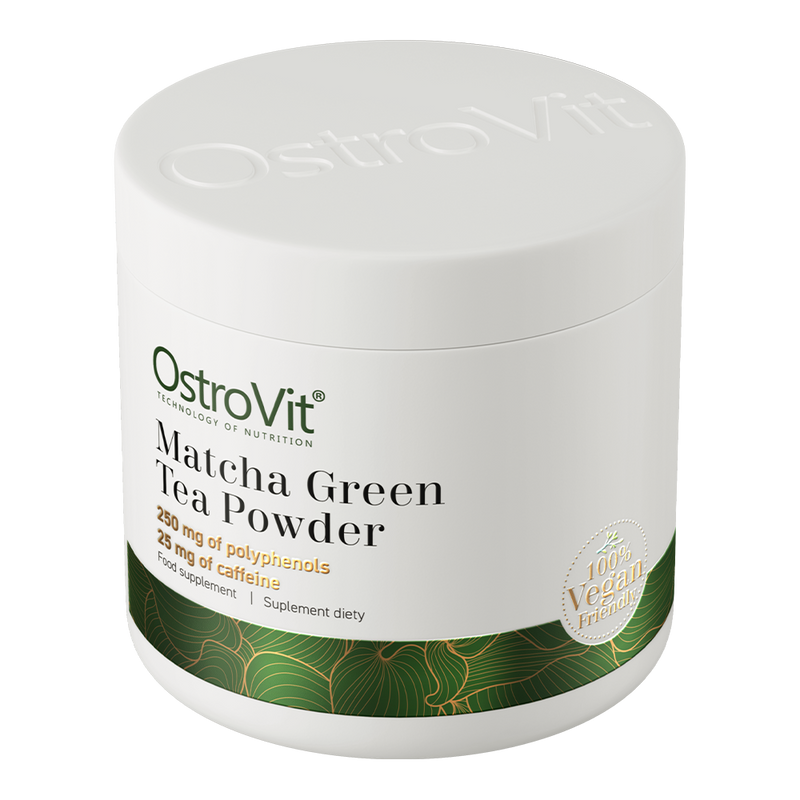 Poudre de Thé Vert Matcha - 100 g - Vegan - OstroVit 