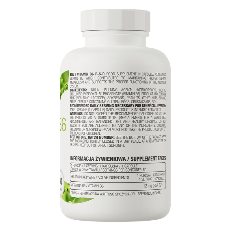 Vitamin Vitamine B6 P-5-P 60 capsules