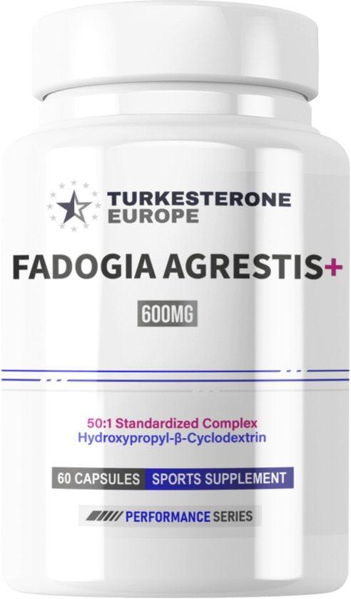 Fadogia Agrestis+™ 50:1 Complex met Hydroxypropyl-β-Cyclodextrine - 60 Capsules (600mg)- Turkesterone Europe