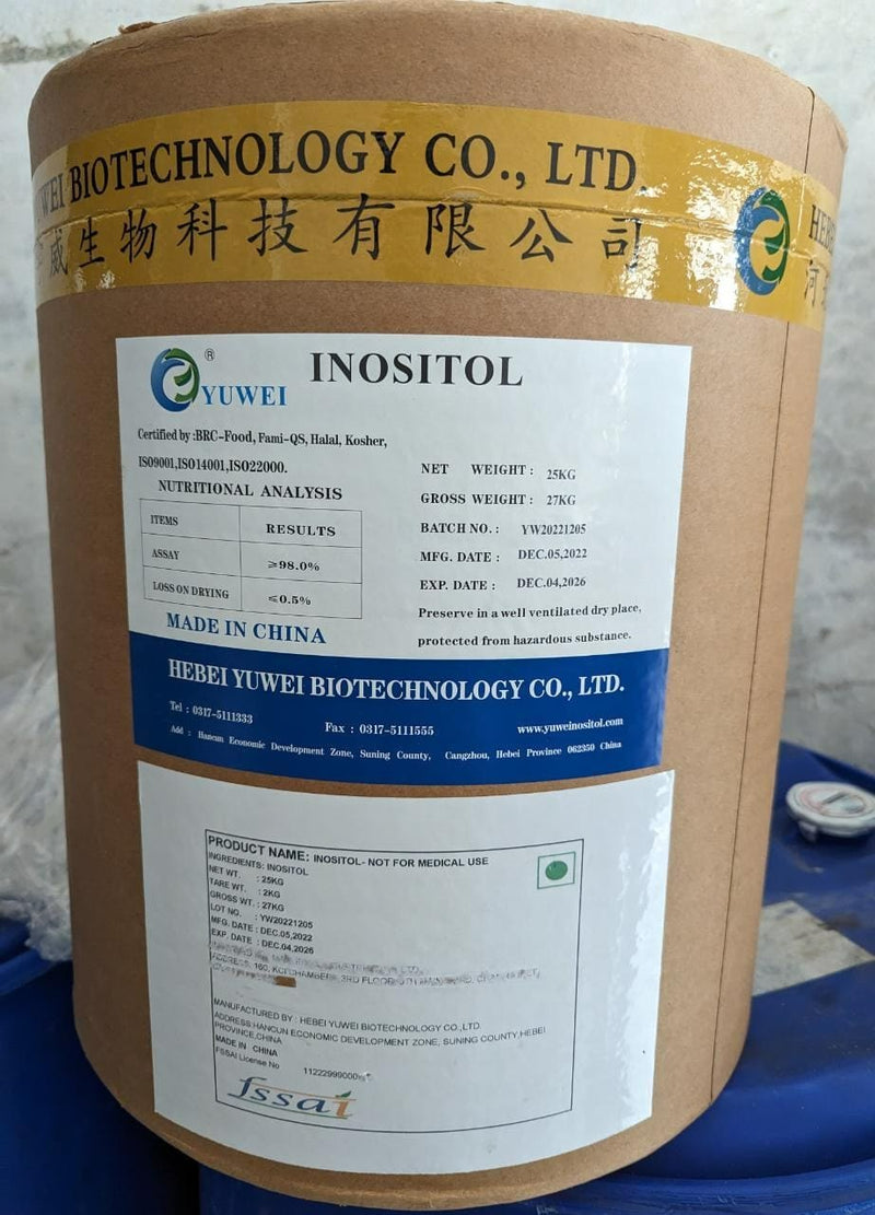 Inositol Poeder - 25 Kg - BeBulk Nutrition
