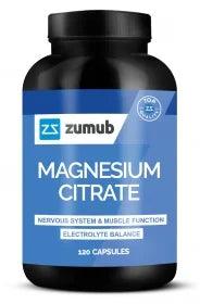 Magnesium Citrate - 60 Capsules - Zumub