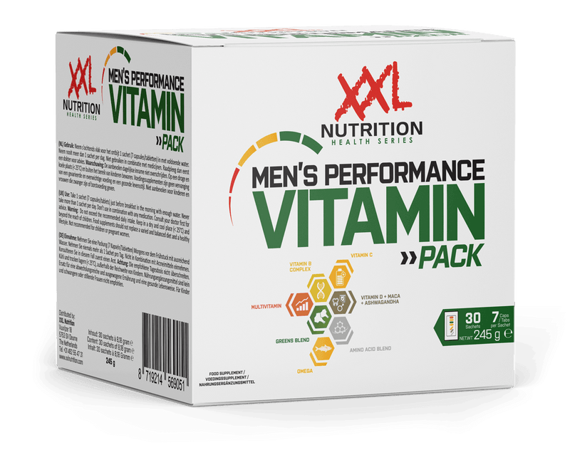 Men's Performance Vitamin Pack - 30 sachets - XXL Nutrition