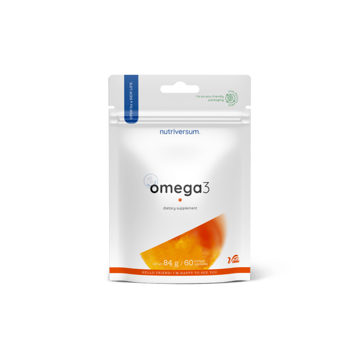 Nutriversum - Omega 3 1000mg - 60 Visoliecapsules