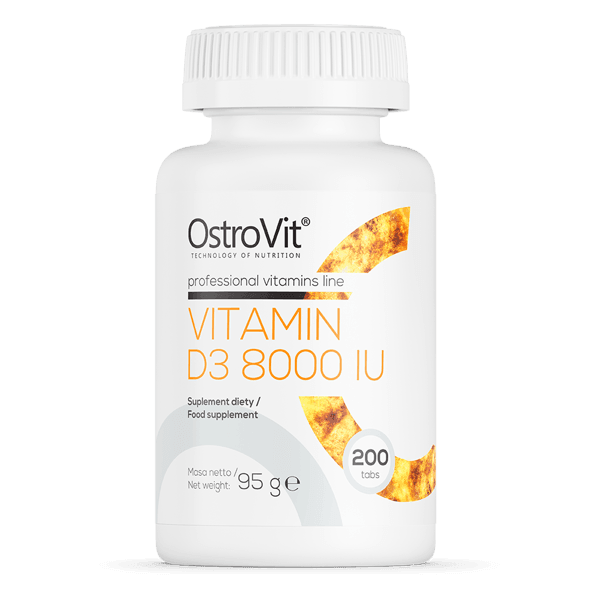 OstroVit Vitamine D3 8000 IU 200 tabletten