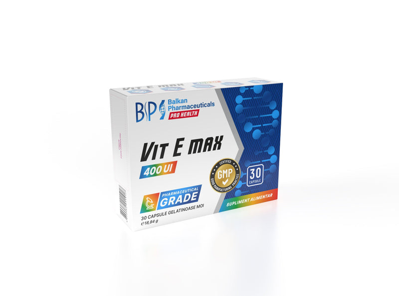 Vitamine E 400ui - 30 capsules - Balkan Pharmaceuticals