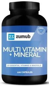 Zumub Multi-Vitaminen + Mineralen - 100 Capsules