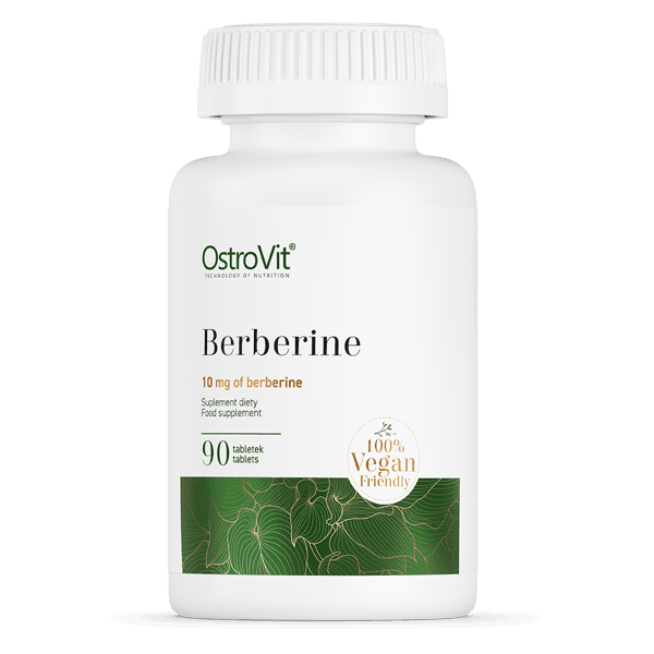 12 x Berberine 500mg - Vegan - 90 Tablets - OstroVit