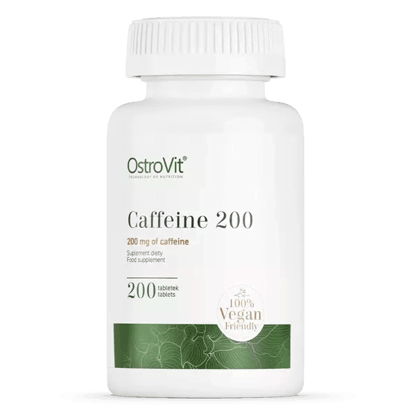 12 x Caffeine 200mg 200 Tablets OstroVit