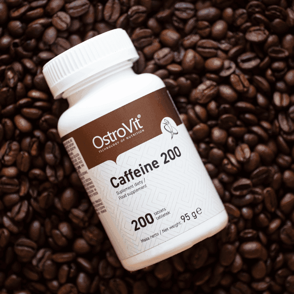 12 x Caffeine 200mg 200 Tablets OstroVit