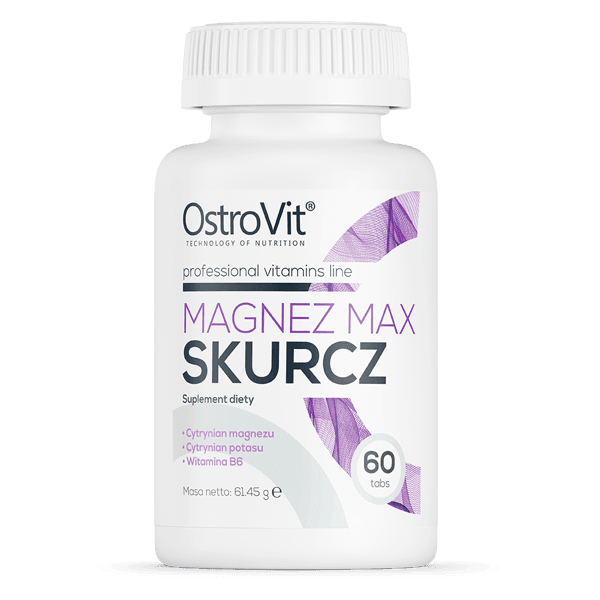 12 x Magnez Max Skurcz 60 Tablets OstroVit