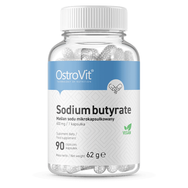 12 x Sodium Butyrate - Natriumbutyraat - Vegan - 90 Capsules Ostrovit