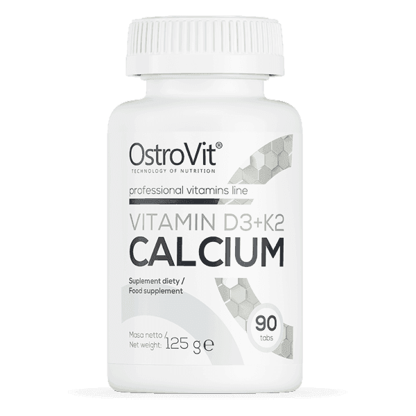 12 x Vitamin D3 + K2 + Calcium 90 Tablets OstroVit