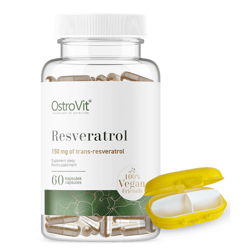 18 x OstroVit Resveratrol VEGE 60 capsules