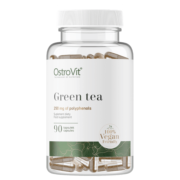 36 x Green Tea 500mg - Vegan - 90 Capsules - OstroVit