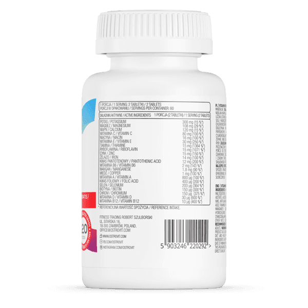 9 x Vitaminen & Mineralen FORTE 120 Tabletten - OstroVit