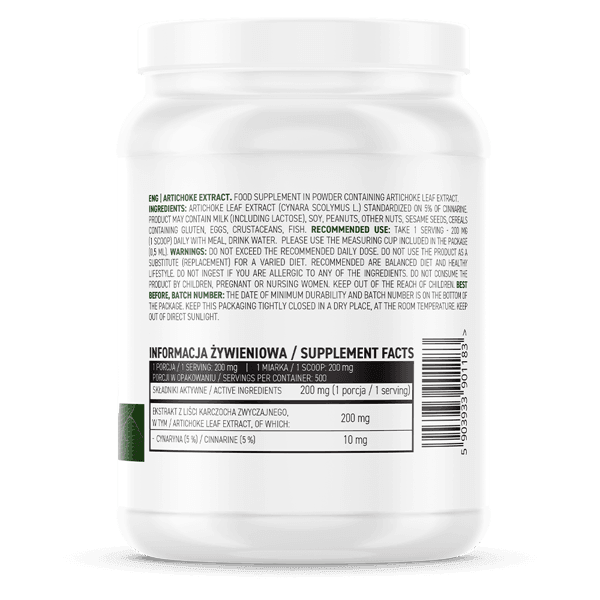 Artichoke Extract 100g Poeder - Vegan - OstroVit