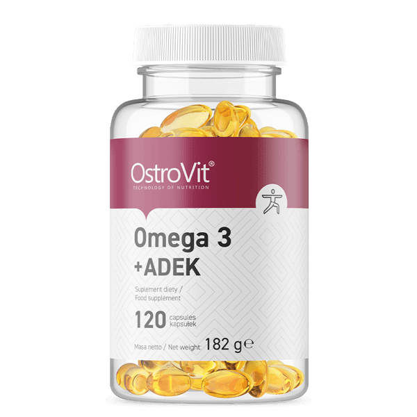 Omega 3 + ADEK - 120 Capsules - OstroVit
