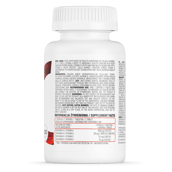 OstroVit ADEK 200 tabletten