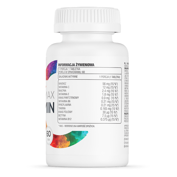 OstroVit Magnesium MAX + Vitamine 60 tabletten