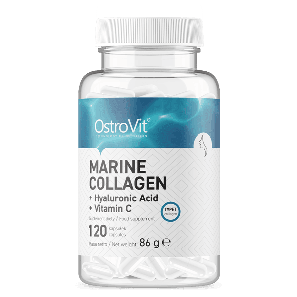 OstroVit Marine Collageen met hyaluronzuur en vitamine C 120 capsules