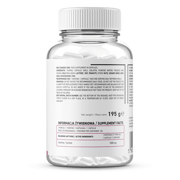 OstroVit Taurine 1500 mg 120 capsules