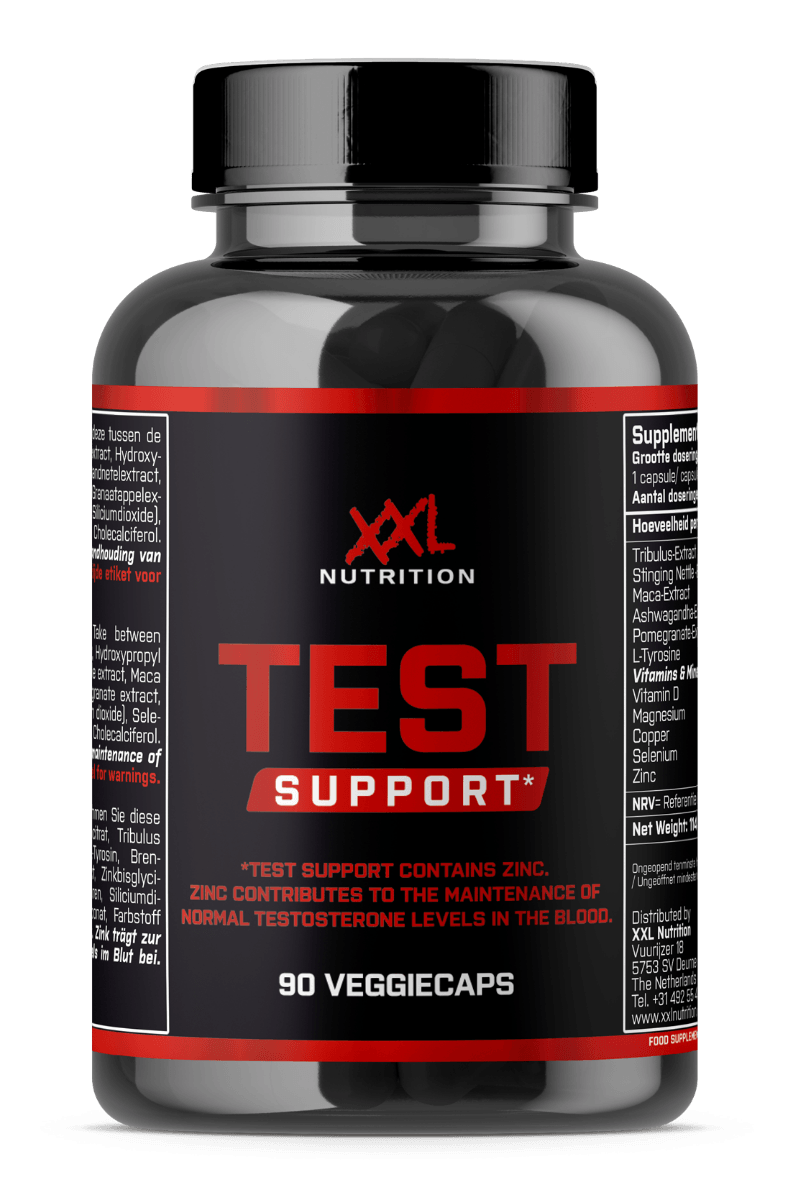 Test Support - Vegan - 90 Capsules - XXL Nutrition