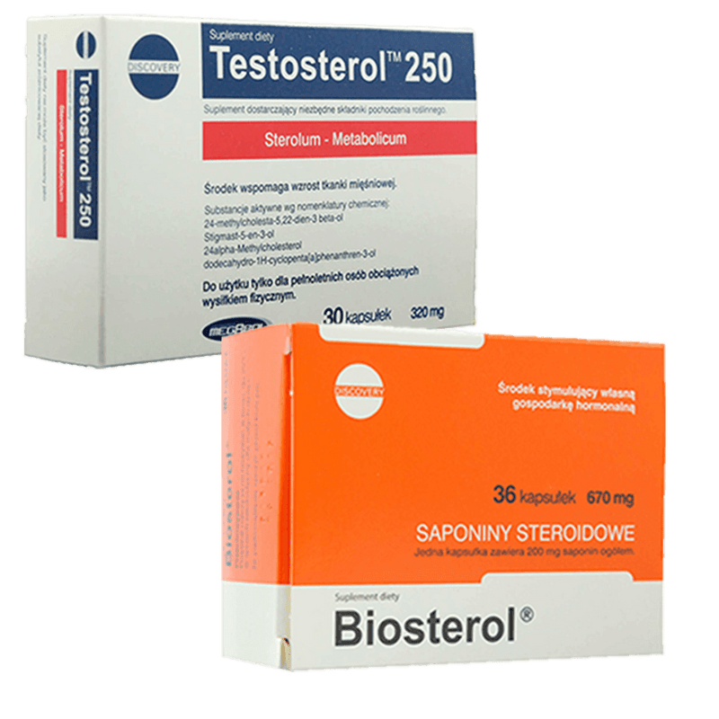Testosterol 30 Capsules + Biosterol 30 Capsules - Megabol