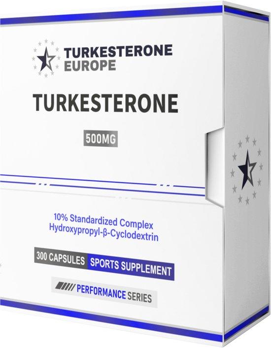 Turkesterone Europe® - Turkesterone 10% Complex met Hydroxypropyl-β-Cyclodextrine - 5 Pack (300x500mg)