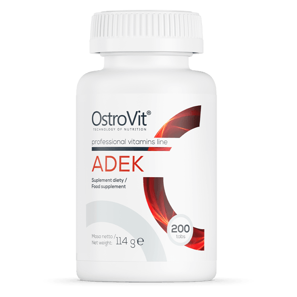 Vitamin ADEK - 200 Tablets - OstroVit