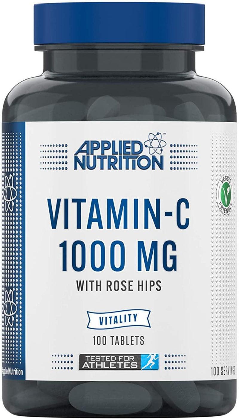 Vitamin C + Rosehips 100 Tablets Vegan - Applied Nutrition