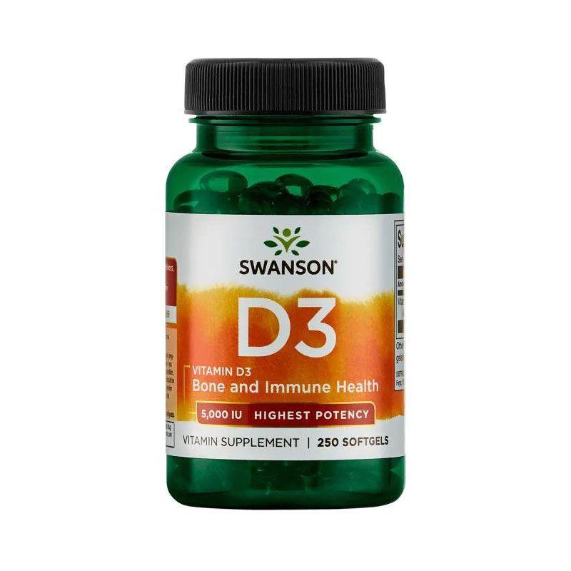 Vitamin D3 - 2000 IU - 250 Capsules Swanson