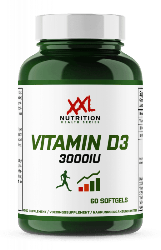 Vitamine D3 3000 IU - 60 Capsules - XXL Nutrition