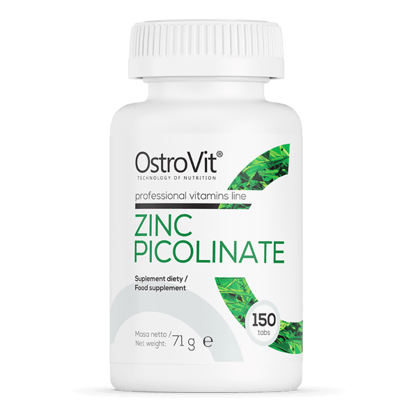 Zinc Picolinate - 200 Tablets - OstroVit